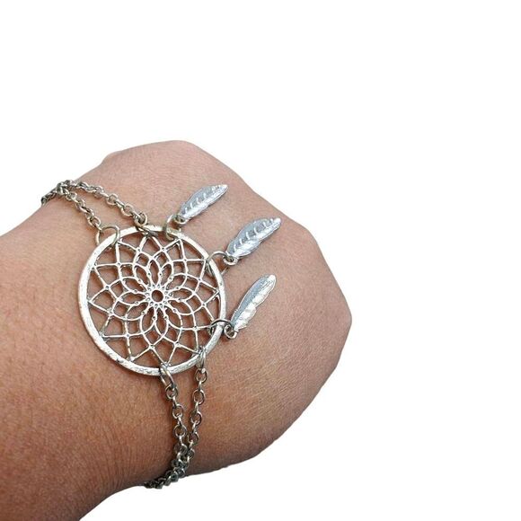 Silver Dream Catcher Bracelet - Picture 1 of 3